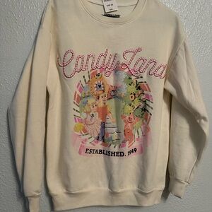 AND Cream Crew Neck Sweater Casual Style